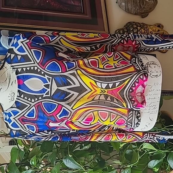 Fashion to Figure Tops - NWT Tribal mesh top